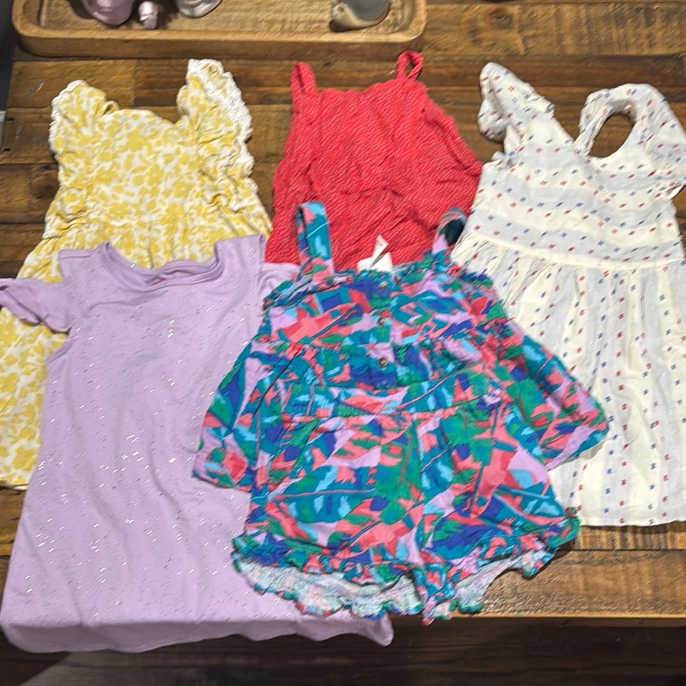 Colorful Kids' Dress and Romper Set size 3t
